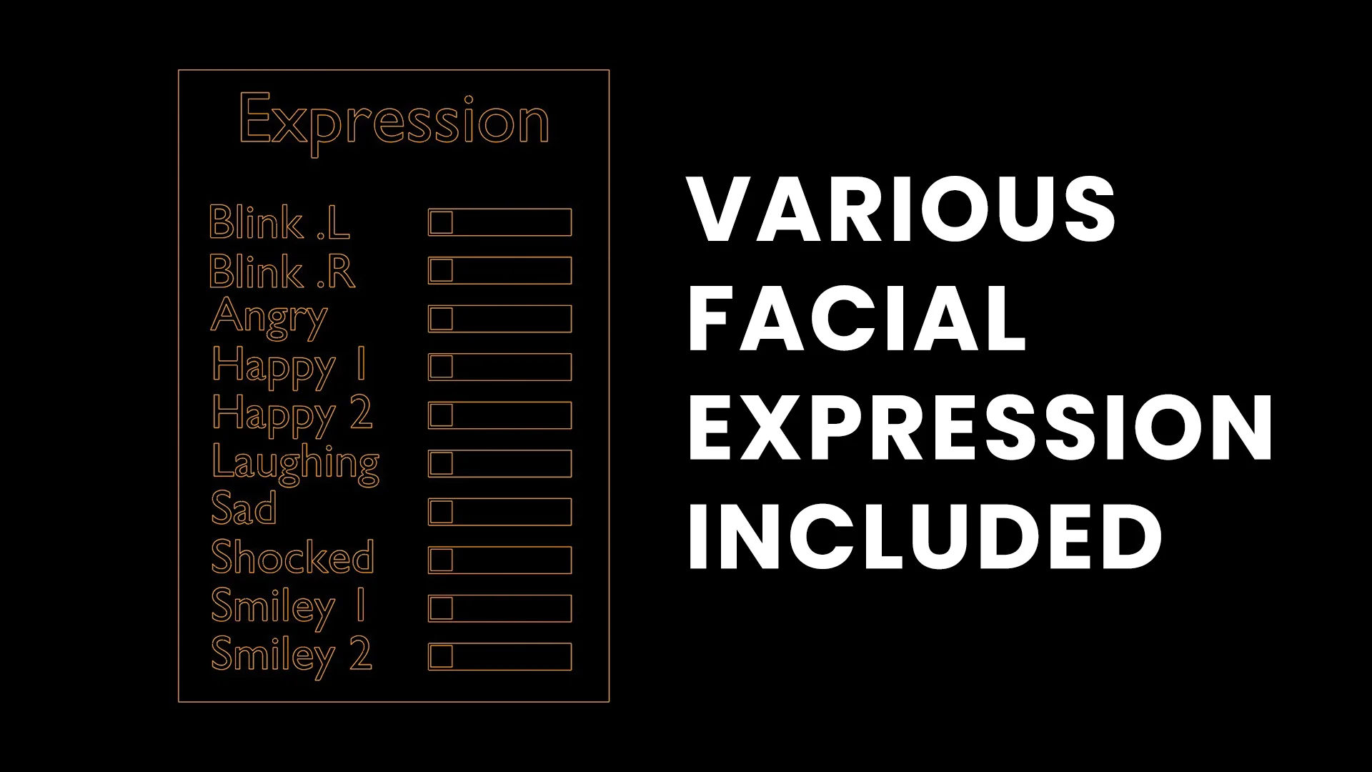 Various facial expressions for 3D Cartoon Baby Boy character